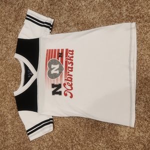 Nebraska girls tshirt, Blue 84, size medium